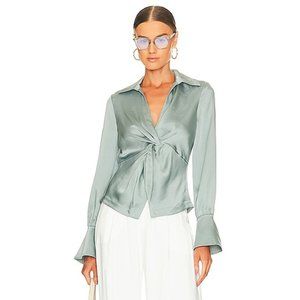SIMKHAI Tamara Twist Front Top in Puddle
